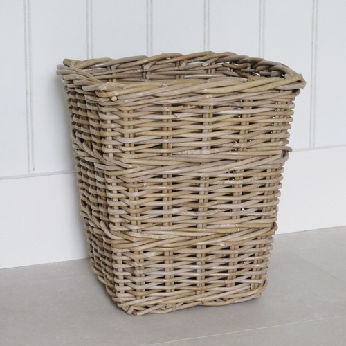 Wicker waste paper - waste, basket