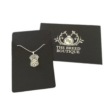 NEAPOLITAN MASTIFF DOG PENDANT WITH 18" SILVER COLOUR NECKLACE MASTIFF GIFT