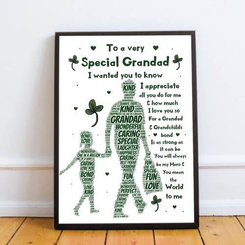 Grandad gift keepsakes - grandad,