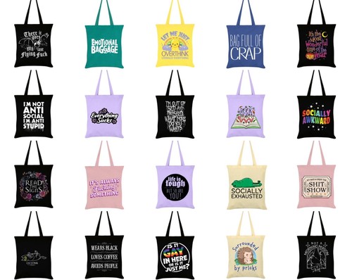 Funny tote bags reusable - reusable, fun