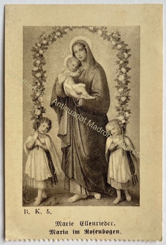 Orig devotional picture - orig., saint