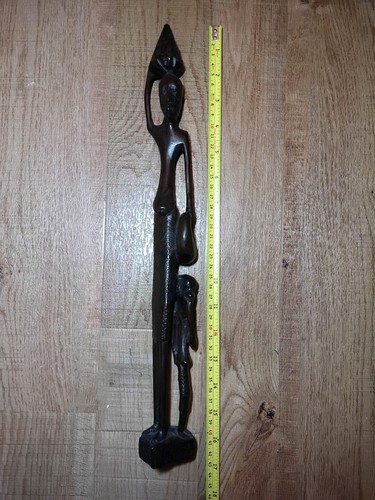 Ebony wood african tribal - tribal, art