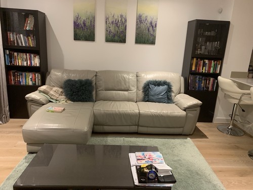 Premium leather sofa