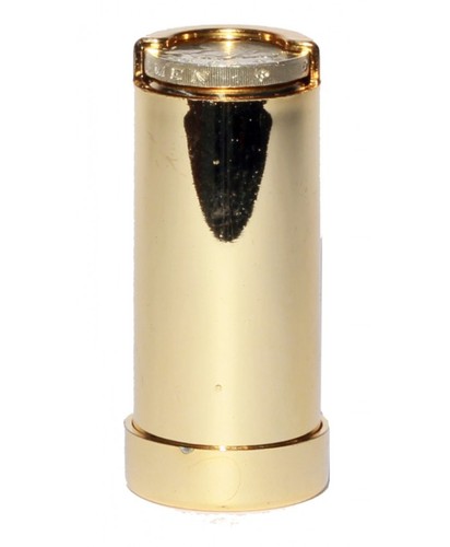 Gilt finish one pound coin - one,