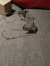 Vintage Metal Safety Glasses with Mesh Side Shields Steampunk Motorcycle