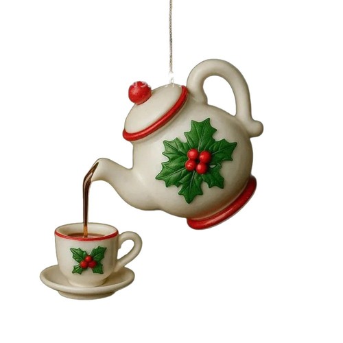 Colorful christmas teapot - colorful,