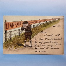 Comic Postcard 1923 Welsh