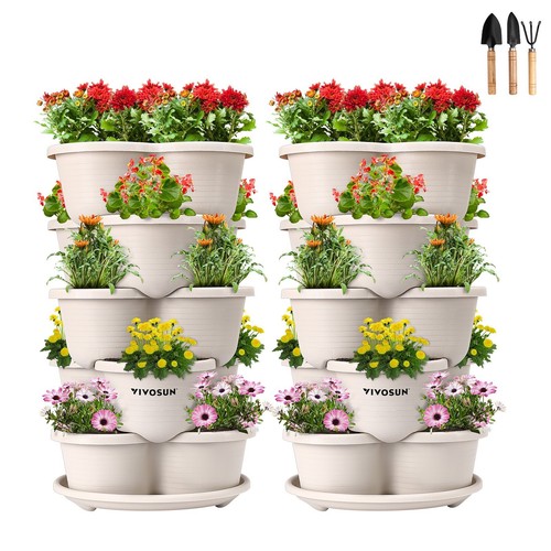 2pcs tier planter trio - 5,
