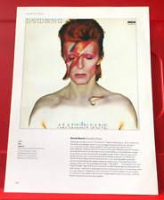 David Bowie Aladdin Sane Album Cover Art PICTURE / PRINT 12" x 9"
