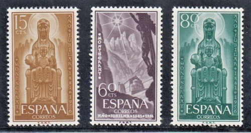 Spanish stamps 1956 75th - stamps,