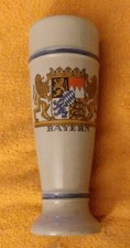 GERZIT Gerz West Germany 0.5L Grey Stoneware Stein • Bayern Crest