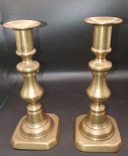 Victorian Pair Octagonal Brass