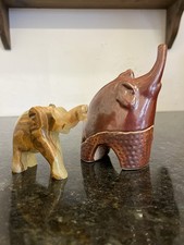 Pair Vintage Elephant