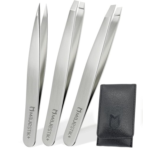 3pcs stainless steel tweezers - 3pcs,