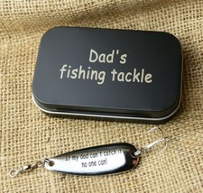 Personalised Fishing Lure Custom Engraved ChristmasGift for Dad Grandad Birthday