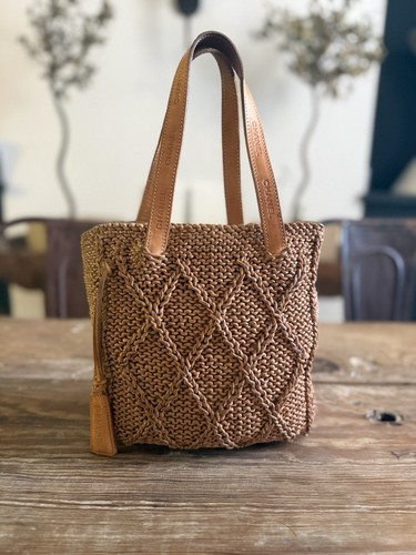 Chanel rare woven leather tote - rare,