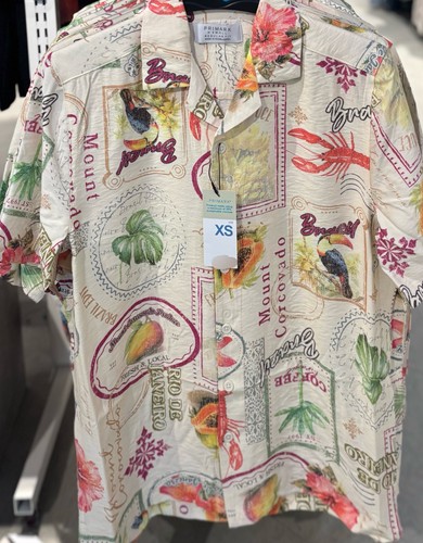Tropical collage print men - collage,
