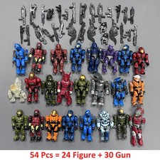 New 54Pcs (24 Figures +30 Gun)