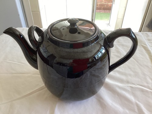 Large brown teapot - teapot, pints