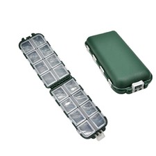  2 Pcs Compartment Box Fishing