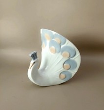 Vintage porcelain peacock