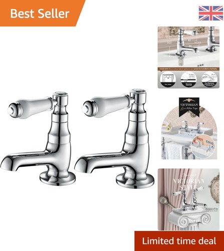Traditional chrome basin taps - chrome,