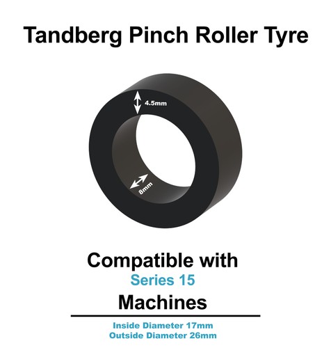 Tandberg pinch roller tyre - tandberg,