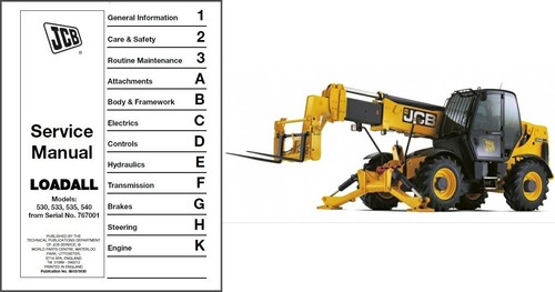 Jcb loadall 530 533 - 533, 540
