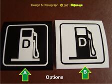 Diesel Fuel sticker - bus lorry car van taxi boat - colours - save ££ & sign it