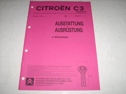 Workshop manual citroen air - c3,