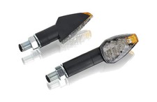 PUIG APPROVED LED UNIVERSAL BLINKERS FOR MOTORCYCLES LONG PEAK CARBON LOOK