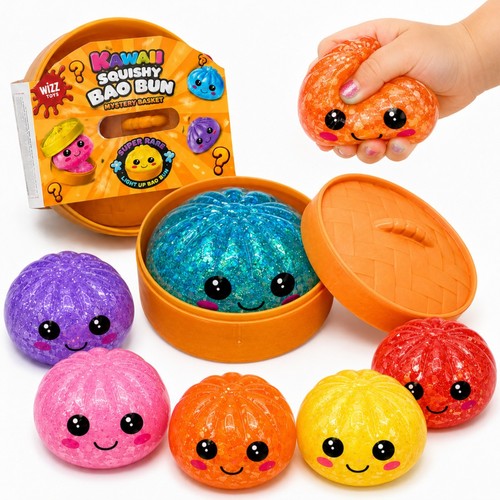5cm glitter dumpling squishy - glitter,