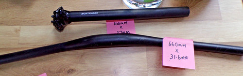 Bontrager riser bars - bontrager,