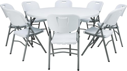 5ft round folding table 8 - 5ft,