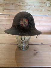 WW2 Helmet Zuckerman Nurse / Medic with painted badge.