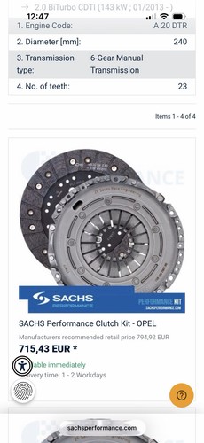 Sachs performance clutch - performance,