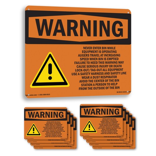 Grain bin silo safety - grain, osha