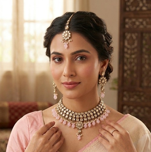 Pink indian bollywood bridal - pink,