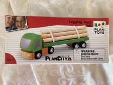 Plan Toys Mini  Logging Truck 6005 | New | Sustainable  wood Christmas Present