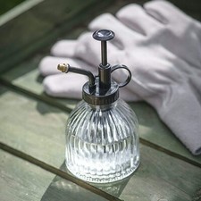 Vintage solid glass plant - vintage,