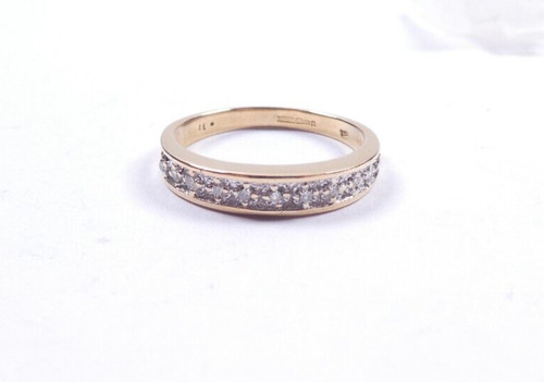 Diamond ring carat gold - 9,