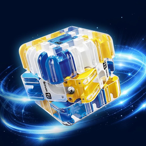 Rolling ball maze cube - rolling,