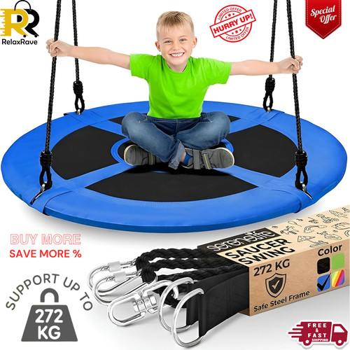 Tree swing seat large round - tree, seat,