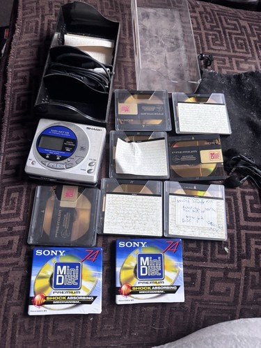 Sharp minidisc recorder player - minidisc,