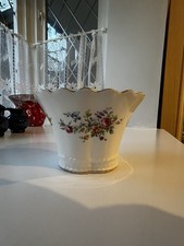 Vintage Minton Marlow Pattern fluted Edge Planter Plant Pot Fine Bone China