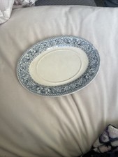 Antique Georgian Minton Florentine China Oval plate 8” x 6”