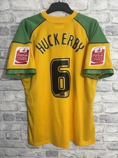 Norwich City Football Shirt Retro Classic 2006 2007 Xara Darren Huckerby Soccer