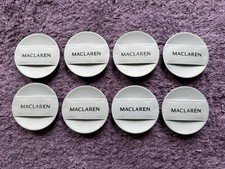 Maclaren Quest / Triumph Stroller Buggy Pram Wheel Centre Hub Caps Grey Full set