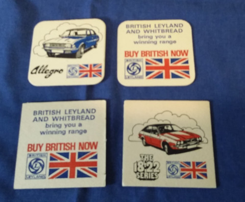 Vintage beer mats 1970 - vintage, 1970's