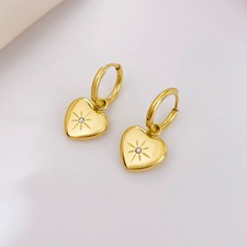 18ct Gold-Plated 14mm Hoop